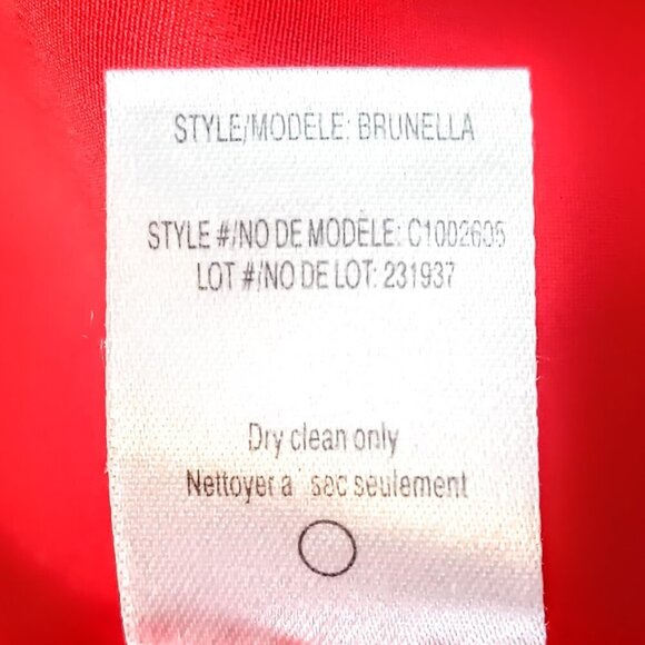 Theory Brunella Red Silk Mini Dress - Picture 7 of 7